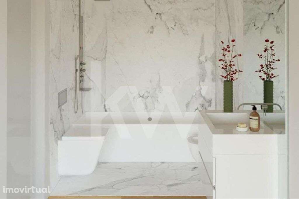 Excelente Penthouse Duplex T3 com grandes varandas e terraço num condo - Grande imagem: 2/12