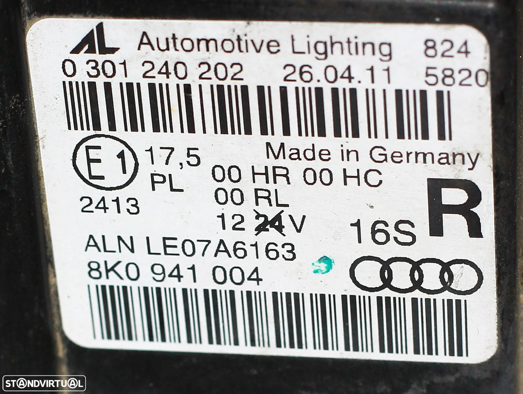 ÓPTICA DIREITA AUDI A4 - 5