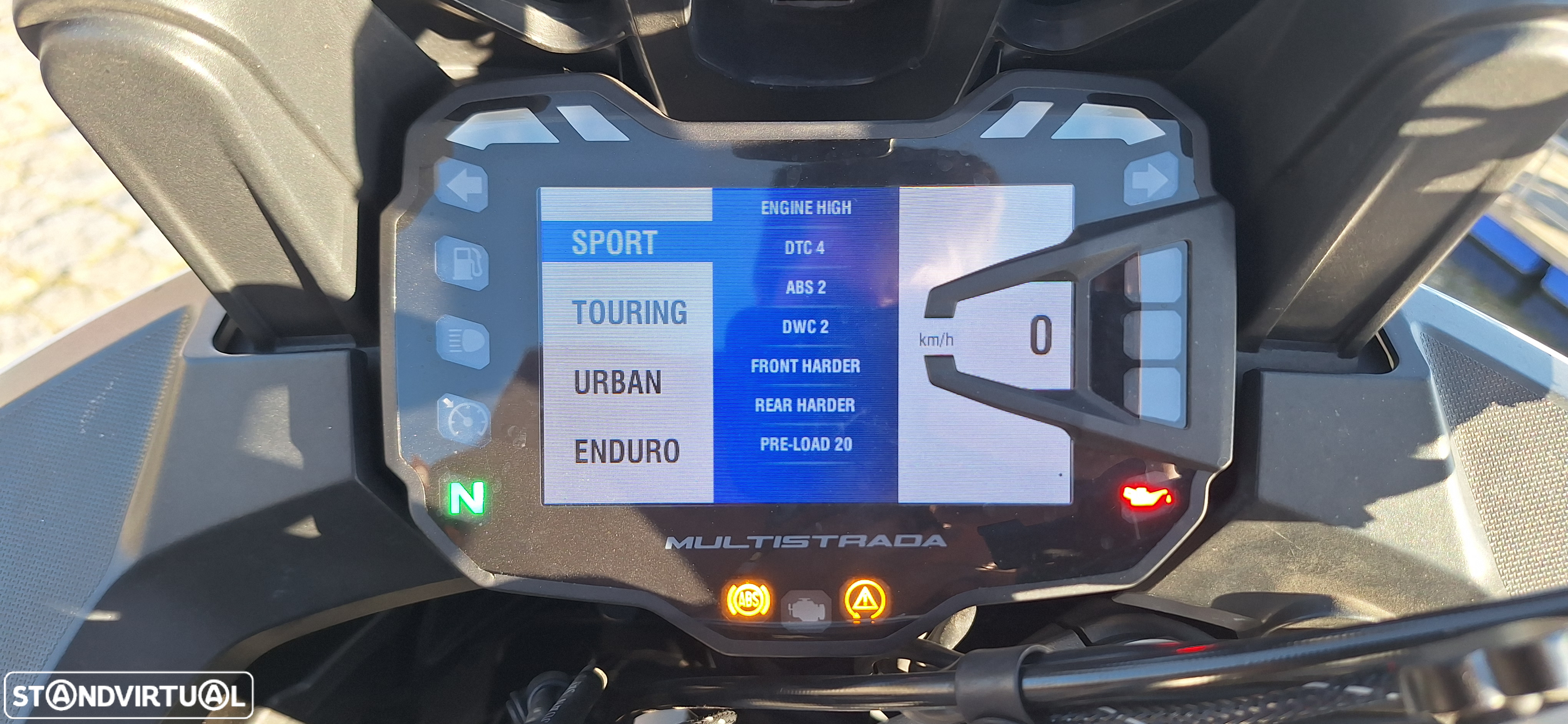 Ducati Multistrada 1200 S - 2015 (ecrã cor) kit touring - 11