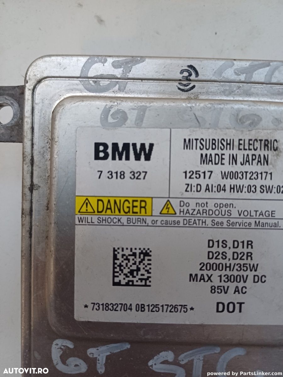 Balast Xenon BMW 7 V (F01, F02, F03, F04) [ 2008 - 2015 ], BMW 1 II (F20) [ 2010 - > ] OEM 7318327 - 3