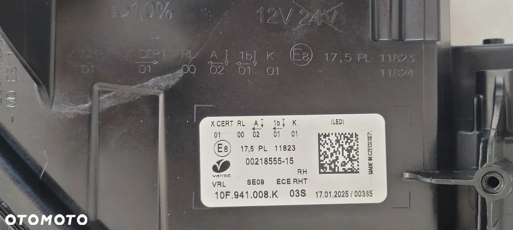 LAMPA PRAWA PRZÓD PRZEDNIA CUPRA BORN 2021- 10F941008K 03S - 8