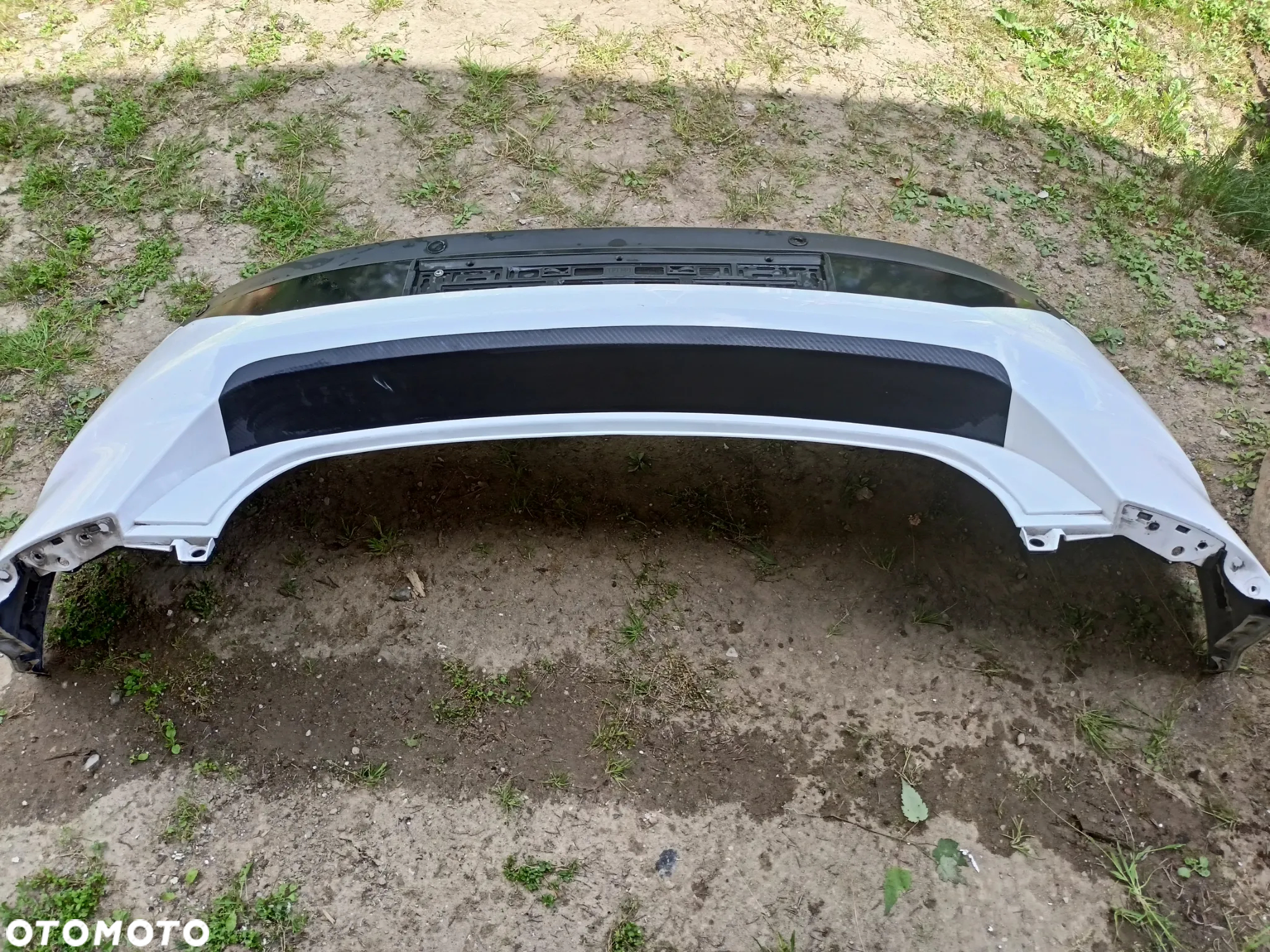 Zderzak tył Seat Ibiza IV 6J 2013-17 biały LB9A 3d, z czujnikami parkowania + belka - 5