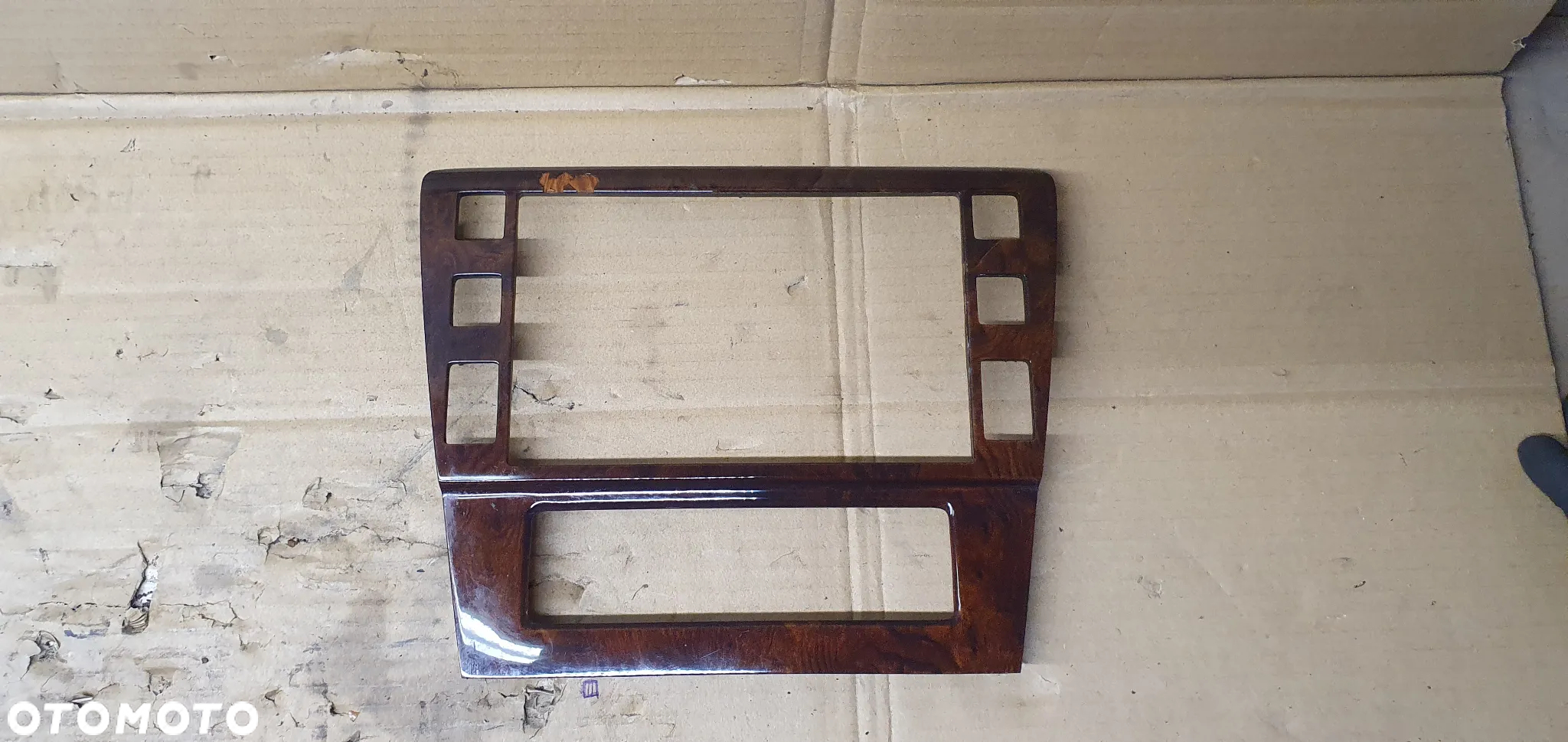 Ramka radia konsoli dekor drewno Skoda Superb I 3U0858069H - 4