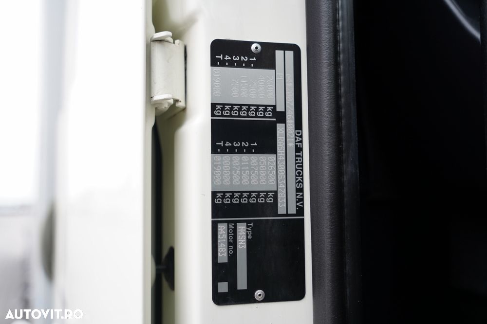 DAF XF 480 / COMBINAȚIE TANDEM / SSC / PUNTE RIDICATĂ / REMORCA WECON / SAF / - 38