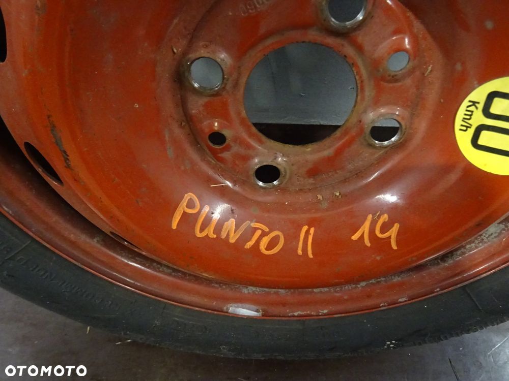 FIAT PUNTO II 99-03 375/A KOŁO ZAPASOWE ZAPAS R14 ET43 - 2