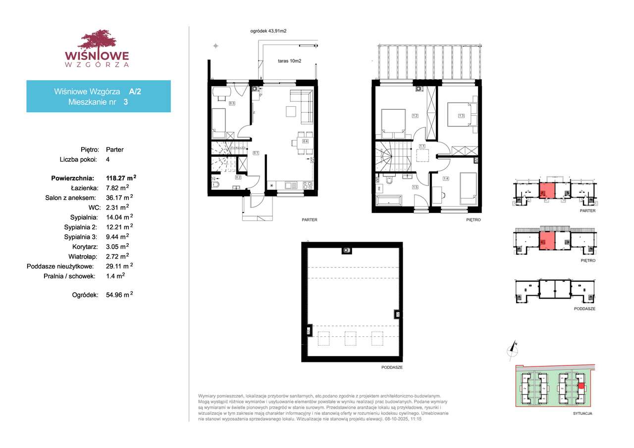 Mieszkanie z ogródkiem 118 m² | Pompa ciepła | Gotowe do odbioru |