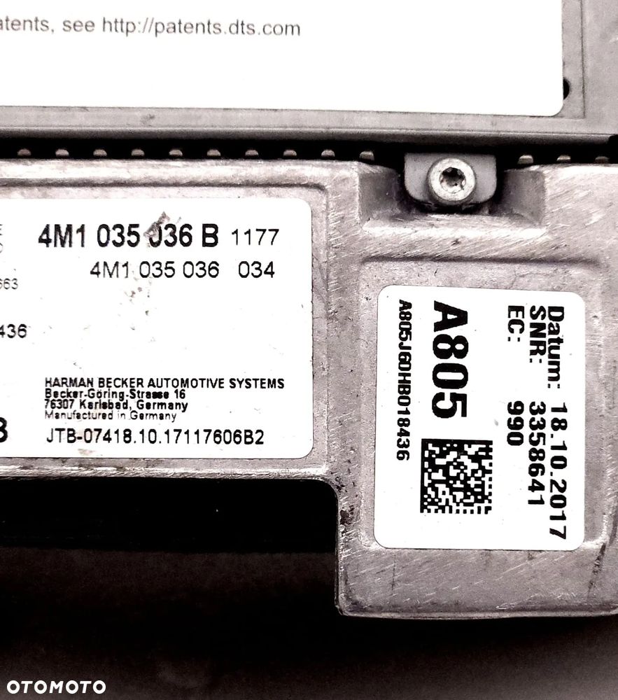 NAWIGACJA MIB AUDI Q7 4M1035036B - 5