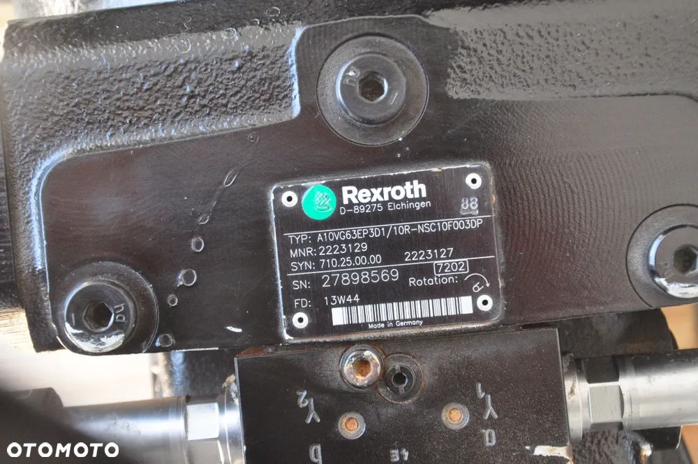 POMPA JAZDY HYDRAULICZNA REXROTH NR A4VG175EP1BP000/40MRNE4T11FC2S7AF00-0   A10VG63EP3D1/10R-NSC10F003DP - 8