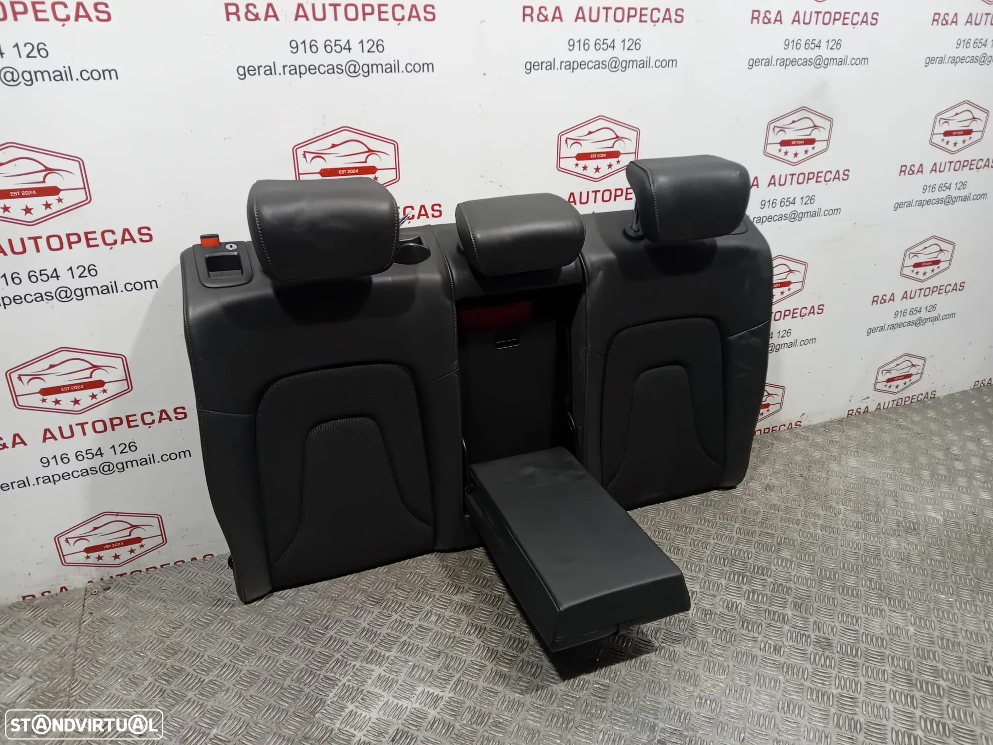 Conjunto de Bancos Audi A4 B8 Avant S Line Carrinha Pele e Tecido Originais - 10