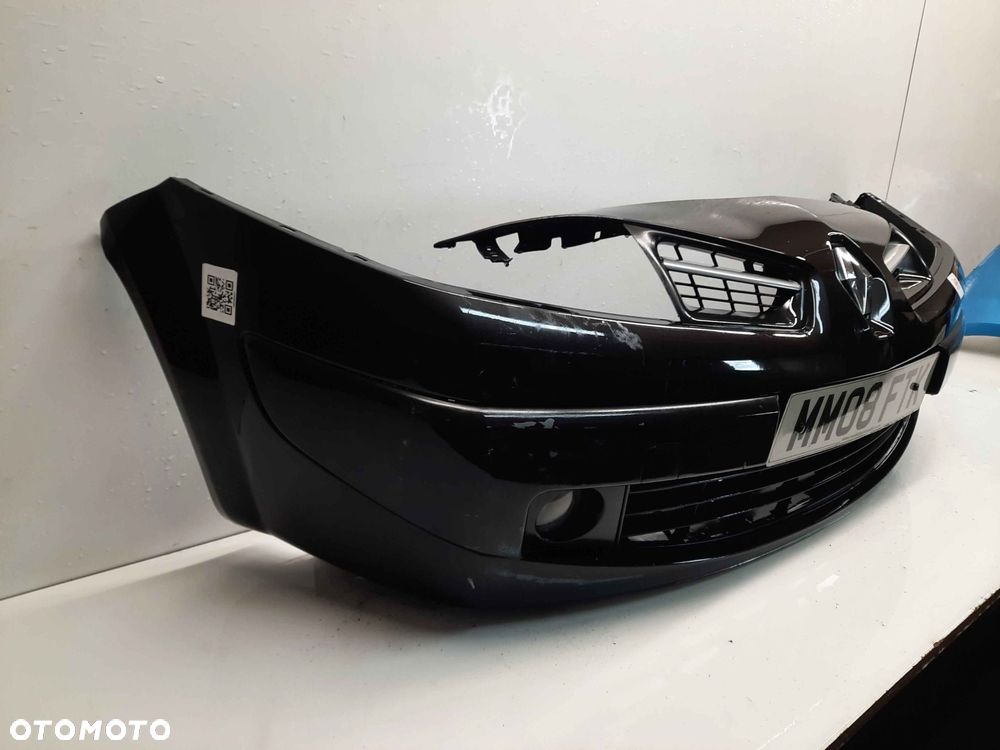 } ZDERZAK PRZÓD PRZEDNI RENAULT MEGANE 2 II LIFT FL NV676 CZARNY HALOGENY - 5