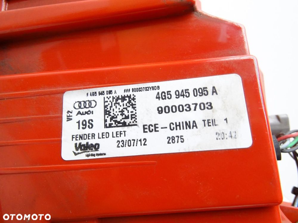 LAMPA LEWA LEWY TYŁ TYLNA 4G5945095A AUDI A6 C7 SEDAN S-LINE LED - 7