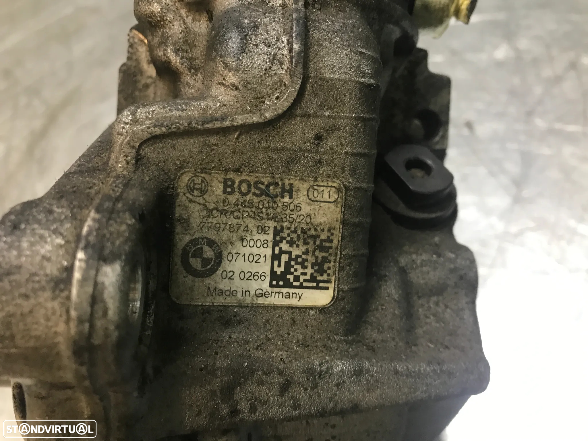BOMBA INJECTORA ALTA PRESSÃO BMW 120D  E87 E90 0445010506 7797874-02 - 5