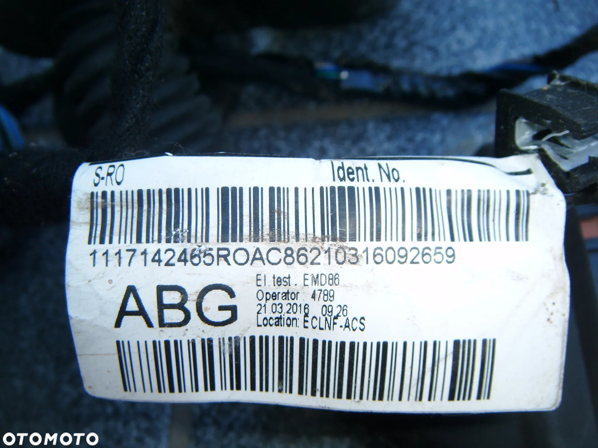 ford fiesta mk7  3d wiązka elektryczna drzwi prawych c1bt-14k138 - 3