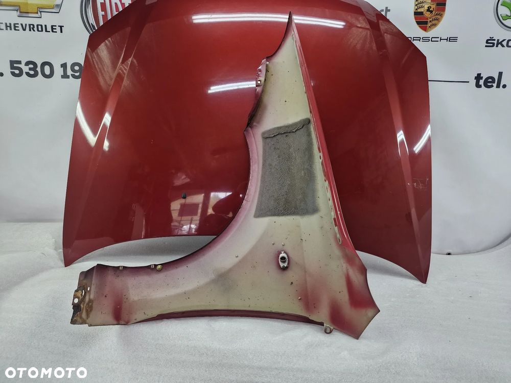 DAEWOO LACETTI 02- LEWY / PRAWY BŁOTNIK , KOLOR BORDO METALIK , NR AUKCJI NM124 - 25