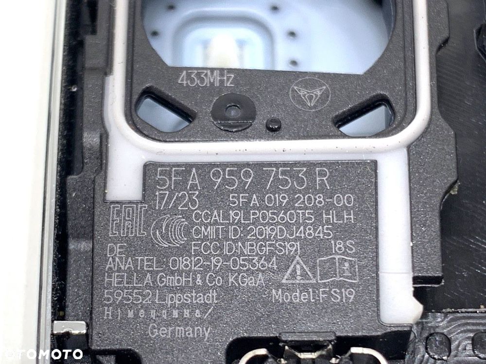 KLUCZYK  CUPRA BORN (K11) 2021 - 2022 77 e-boost 170 kW [231 KM] elektryczny 2021 - 2022 5FA959753R - 6