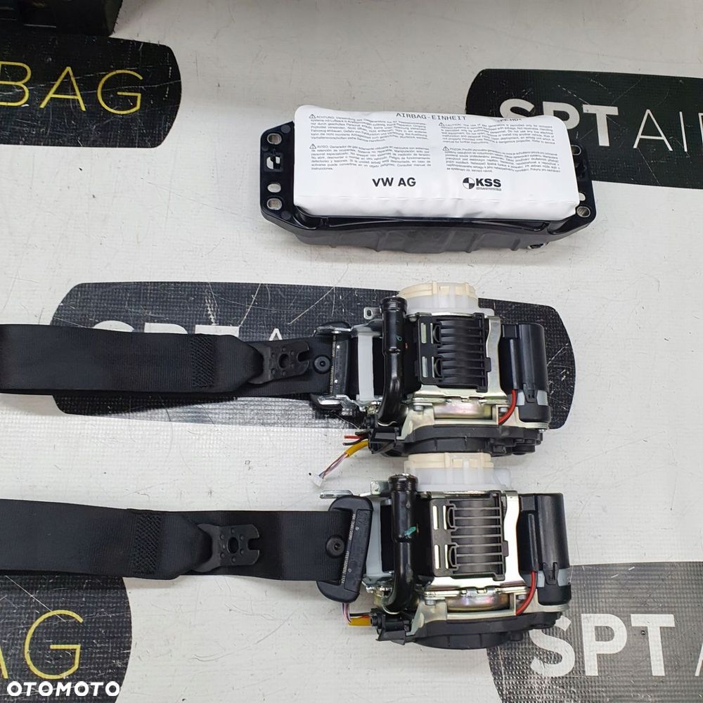 AUDI Q8 4M8 DESKA ROZDZIELCZA KONSOLA KOKPIT PULPIT PODUSZKI AIRBAG AIR BAG PASY KIT SET - 8