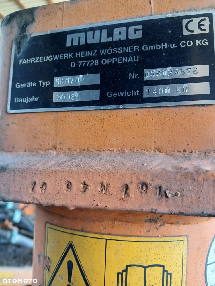 MULAG MKM 700 + RMK 1200 | Kosiarka wysięgnikowa do Unimoga | 2008 rok - 6