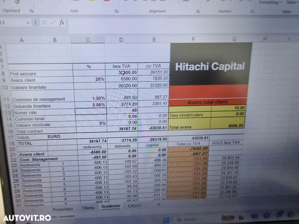 Hitachi 2,7t, CUPLA RAPIDA cu INCLINARE CUPE, 2021, 627h, cupe 400mm, 600mm, taluz NOI, senile 80% bune, inst picon, latime 1,5m, Ad sapare 3m, ridica 1,5t, motor 21CP, Produs in JAPONIA, posiblitate leasing 4 ani, CA NOU-PROMOTIE 32.900 EUR+Tva - 32