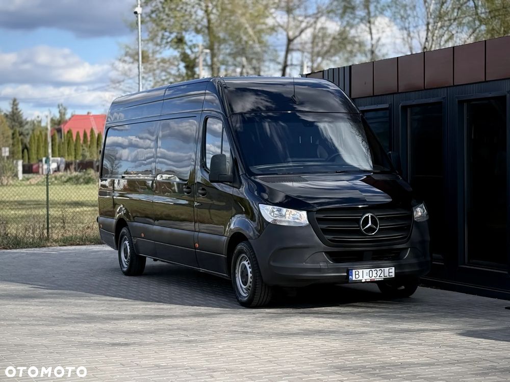 Mercedes-Benz Sprinter 314 CDI / Maxi L3 H2 / 2020 Rok Produkcji /  Automat 7G Tronic / 2.143cm3 OM651 / Czarny / Zarejestrowany w PL - 14