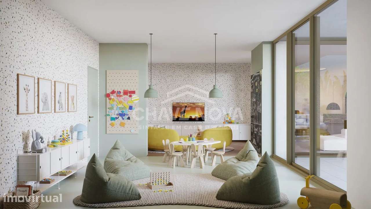 T4 Novo c/ Piscina e Ginásio em Santa Marinha (Linha Rubi) - Grande imagem: 5/12