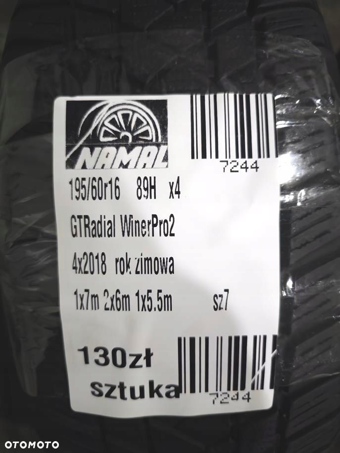 195/60R16 GTRadial opony zimowe 7mm 7244 - 10