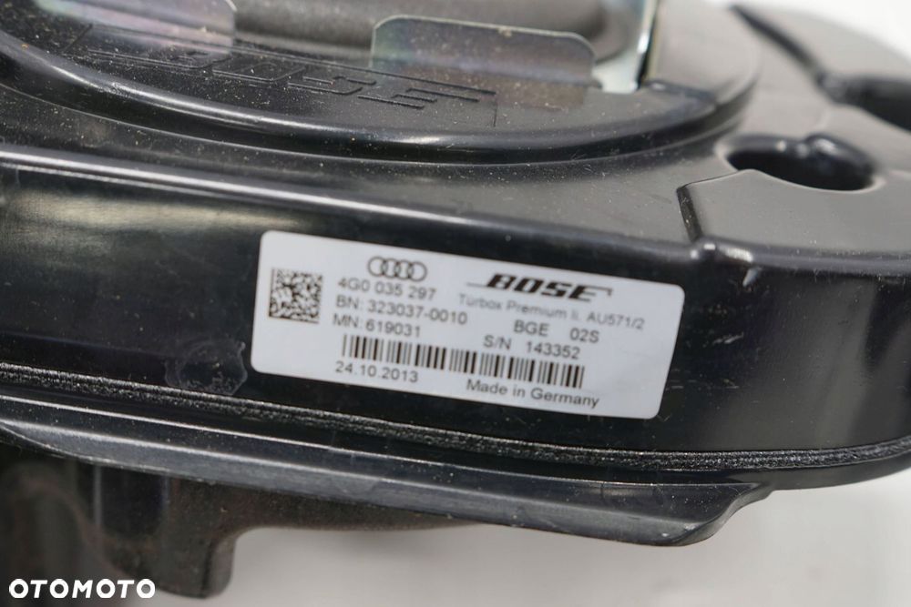 AUDI A6 C7 13R GŁOŚNIK GŁOŚNIKI ZESTAW WZMACNIACZ KOMPLET BOSE - 12