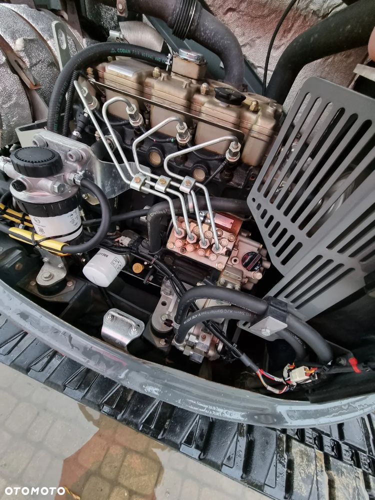 Wacker Neuson EZ53 Koparka 5,8 tony jak Nowa 2018r 1690mt wersja z urządz.do ochrony powietrza azbest itd Klima 3x łyżka Hydrauliczna Perkins silnik z Norwegii - 16