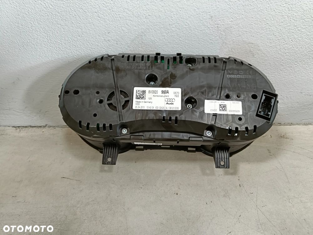 Licznik Zegary Audi A3 8V Diesel UK 8V0920960A - 7