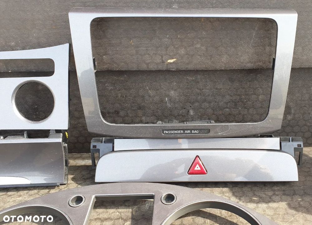 DEKORY LISTWY RAMKA KONSOLI KOMPLET VW PASSAT B6 - 11