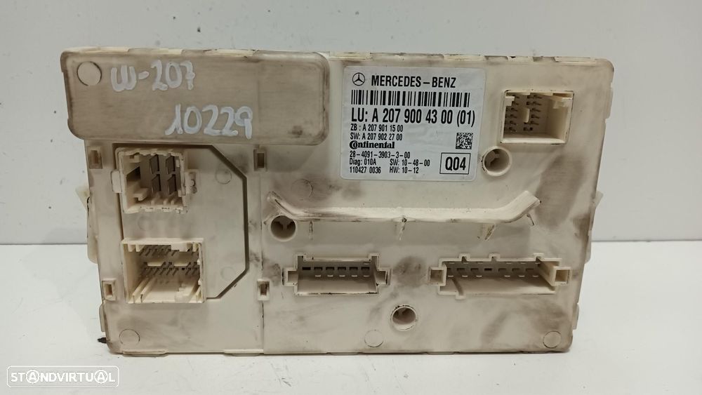 MÓDULO ELETRÓNICO MERCEDES-BENZ CLASE E BM 207 CABRIO - 1