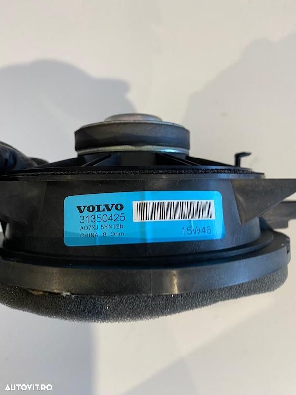 Boxa difuzor audio Volvo XC90 XC60 S60 V60 S90 2015+ 31350425 - 2
