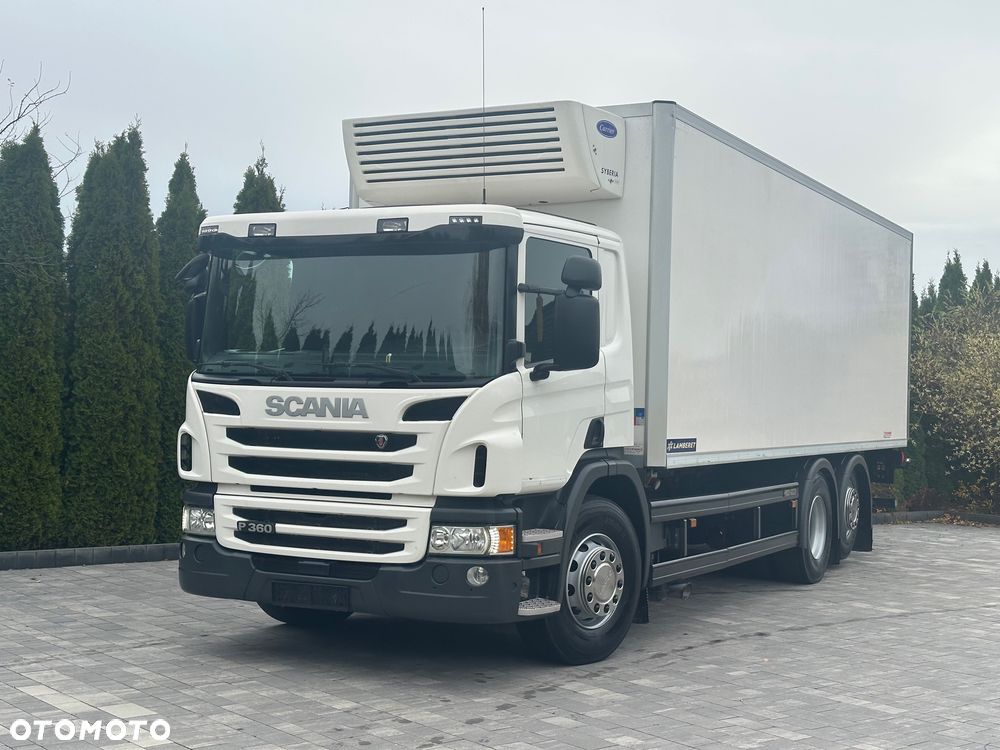 Scania / P360 / 6X2 / CHŁODNIA 7,7 m / Carrier / WINDA / - 4