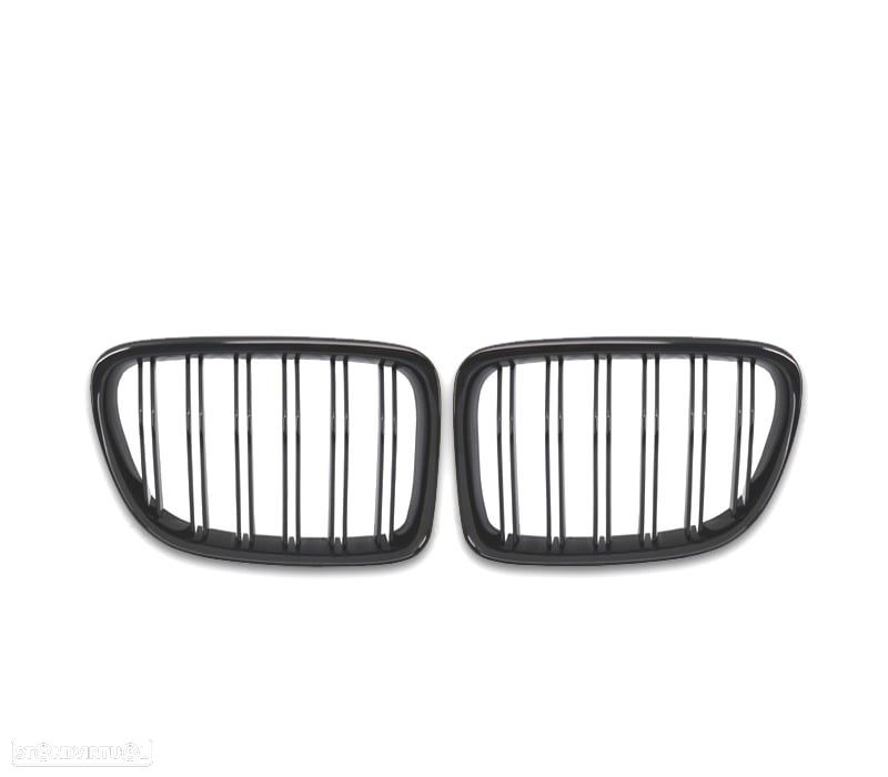 GRELHA FRONTAL BMW X1 E84 09- LOOK M PRETO FOSCO - 2