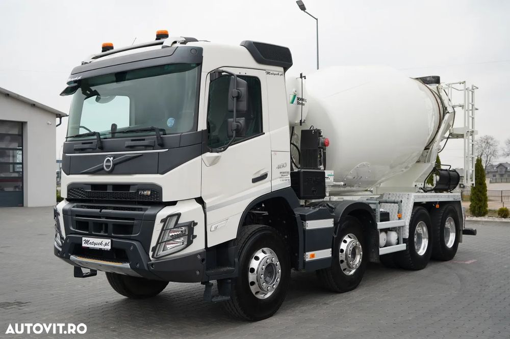 Volvo VOLVO FMX 460 / 8x4 / 9m3 BETONIERĂ / SCHWING STETTER / 9 M3 / I-SHIFT / JANTE DIN ALIAJ / EURO 6 - ANUL DE PRODUCȚIE: 2022 DATA ÎNMATRICULĂRII: 17.01.2022 VIN: YV2XTYOG1NB364494 KILOMETRAJ: 118.000 KM - EURO 6 AER CONDIȚIONAT CUTIE DE VITEZE ȘI SCHI - 1