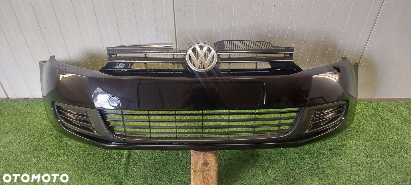 ZDERZAK GRILL VW GOLF 6 SPRYSKI LAK LC9X - 1