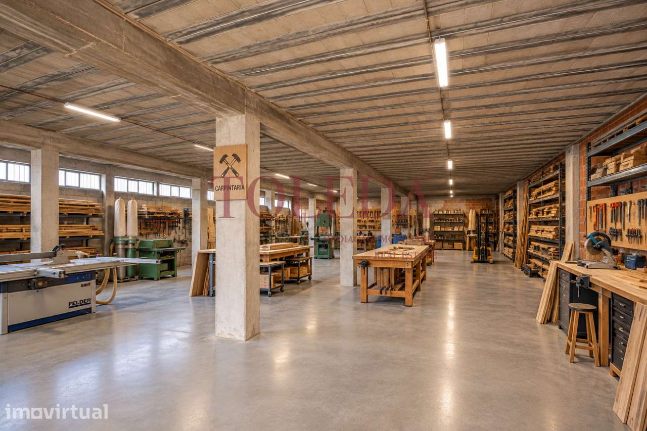 Armazém com 700m2 em zona Industrial - Grande imagem: 2/22