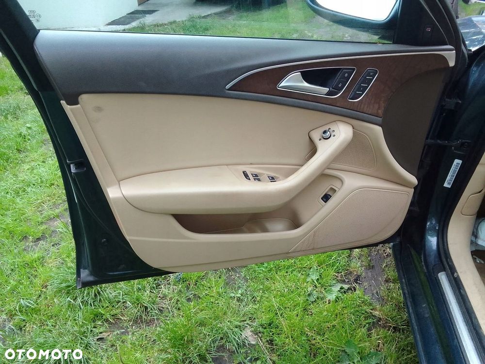 AUDI A7 A6 C7 BOCZKI TAPICERKA DRZWI BEŻOWE - 1