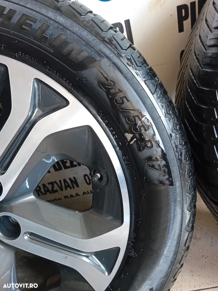 Jante Suzuki Vitara 215/55R17 Anvelope Michelin Dot 3621 5x114.3 Model 2015-2020 Originale Mazda - 7