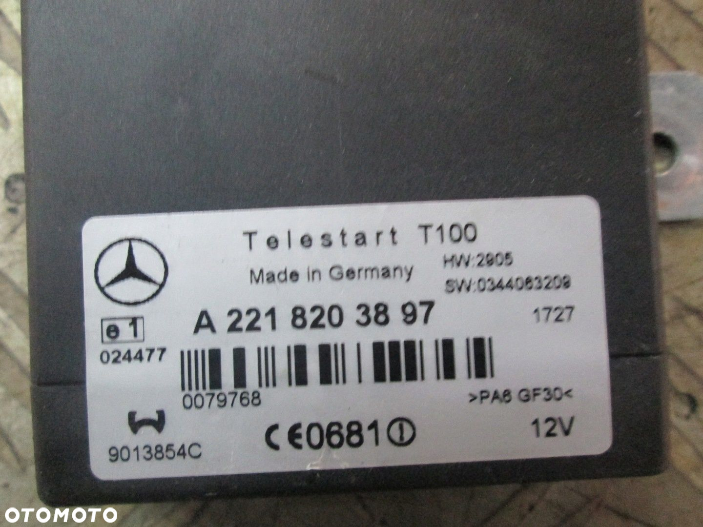 MODUŁ TELESTART T100 WEBASTO MERCEDES W211 E KLASA A2218203897 - 4