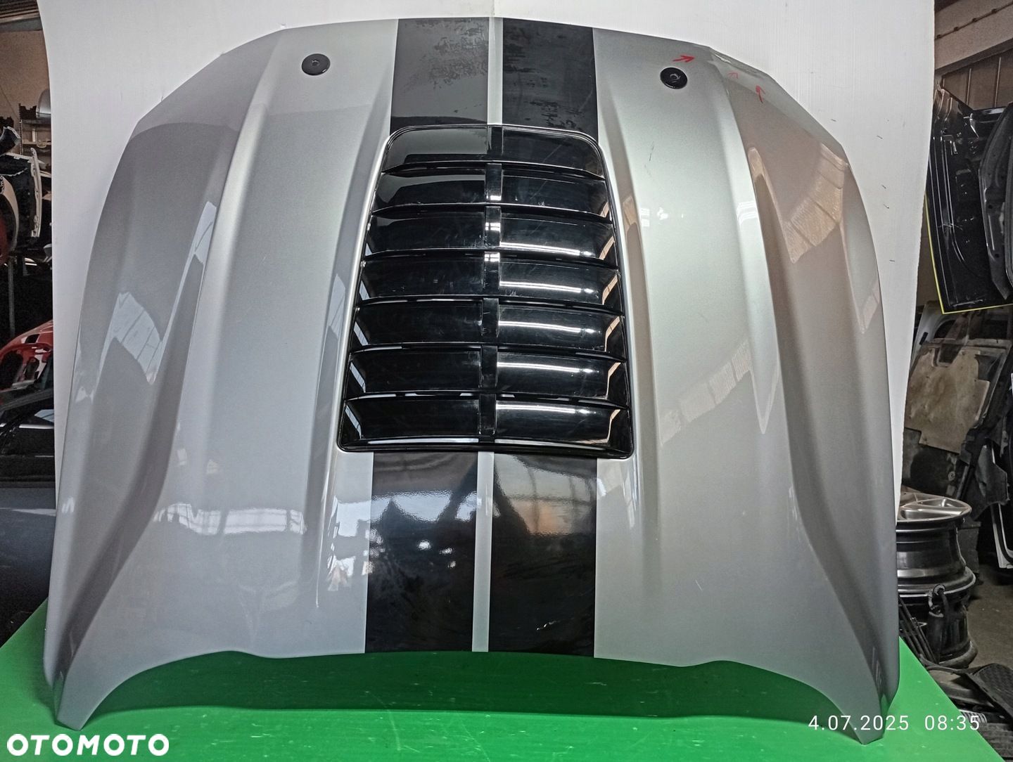 MASKA POKRYWA SILNIKA ALU FORD MUSTANG GT500 STYL 2018-2023 - 1
