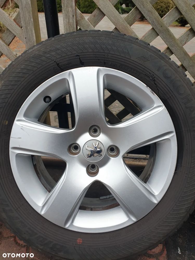 Koła Zimowe Felgi Aluminiowe Peugeot 3008 I 4x108 Yokohama 215/60 R16 6 i 7 mm - 5