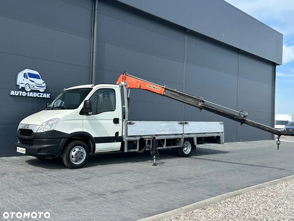 Iveco Daily 50C15 35C15 3.0 HPI MOCNY HDS 2020kg Palfinger PC3300 + skrzynia **Wzmocnione zawieszenie**Klima**DMC 3,5t**Na bliźniakach**Hak 3,5t.** - 1