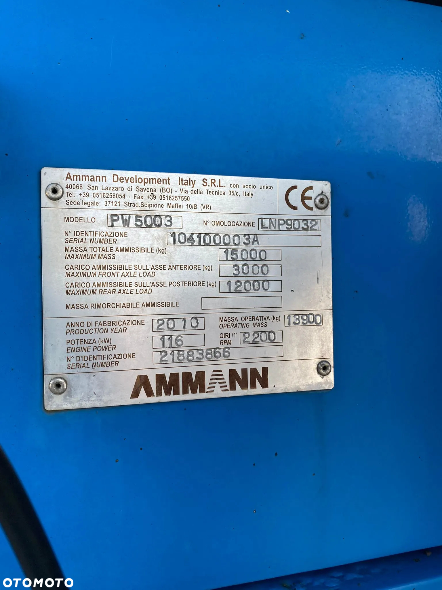 Ammann PW 5003 - 5