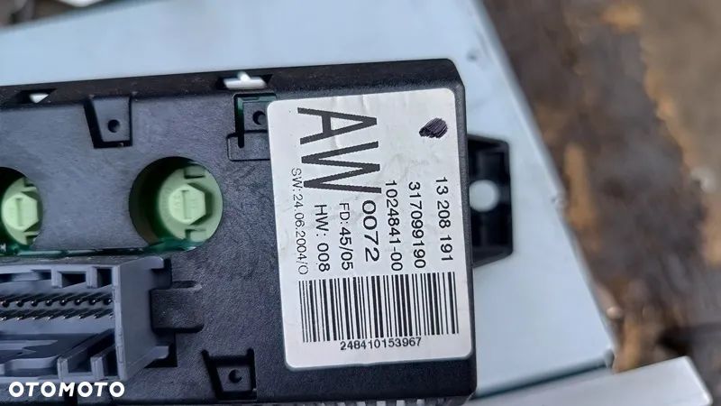 OPEL MERIVA A 03- RADIO WYŚWIETLACZ 13188892 13208191 - 2