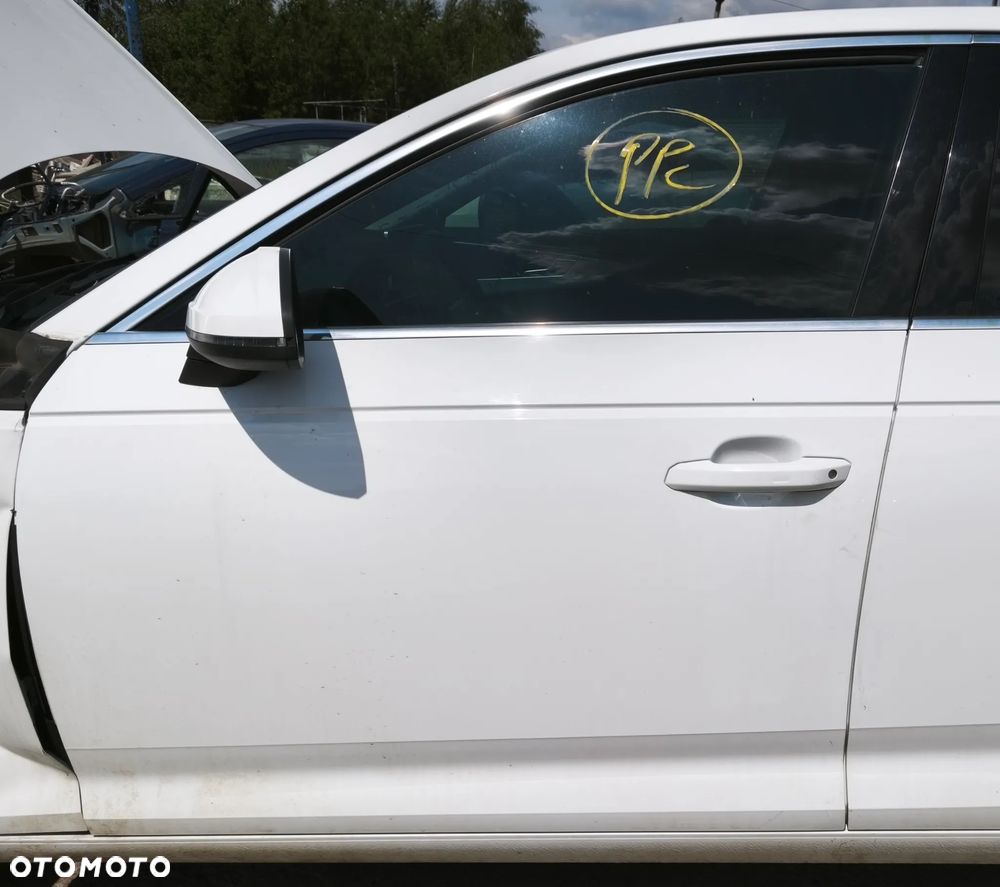 AUDI A4 B9 18r DRZWI LEWY PRZÓD LEWE PRZEDNIE GOŁE LY9C - 1