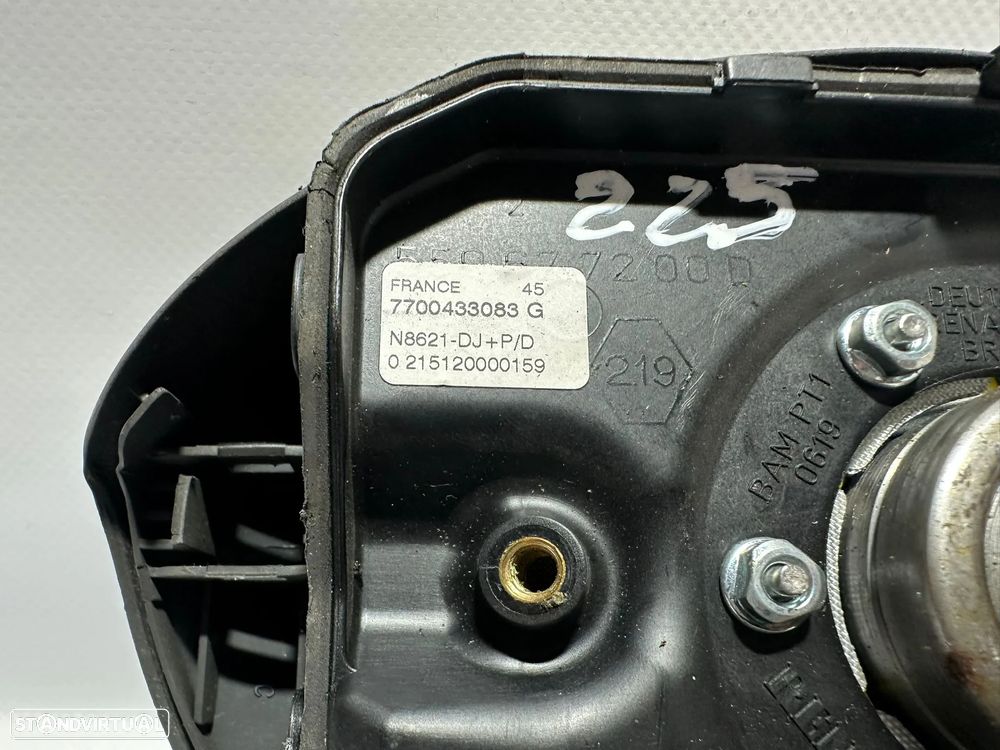 .Airbag Volante Guiador Original Renault Scénic 1 7700433083 1999 - 2007 - 8