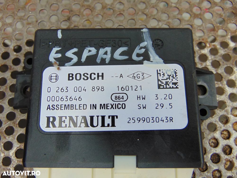 Modul PDC Renault Espace 5 Talisman cod 259903043r kadjar megane 4 - 1