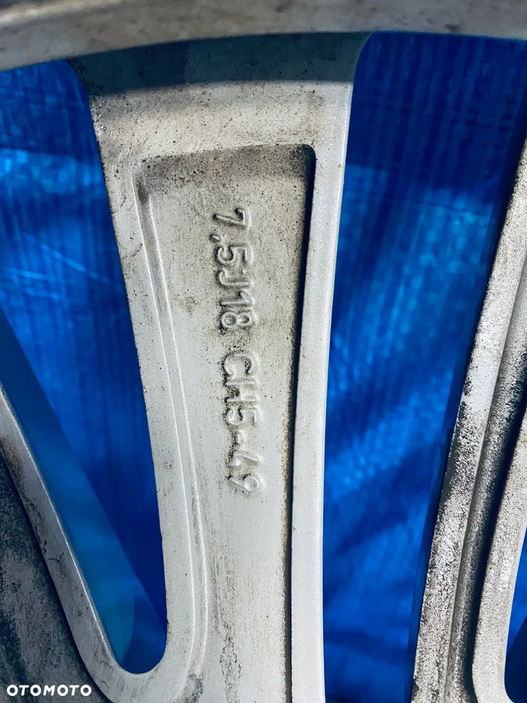 KOŁA KOŁO 18 FELGA ALUMINIOWE ALUSY 18" x 7,5J  5X108 ; 65,1mm ET49 KOMPLET ; OPONY ZIMOWE ZIMA BRIDGESTONE ; OPEL GRANDLAND X ASTRA L ZAFIRA LIFE ; CITROEN C4 C5 C6 ; PEUEGOT 407 508 605 607 3008 5008 ORYGINAŁ OPEL - 15