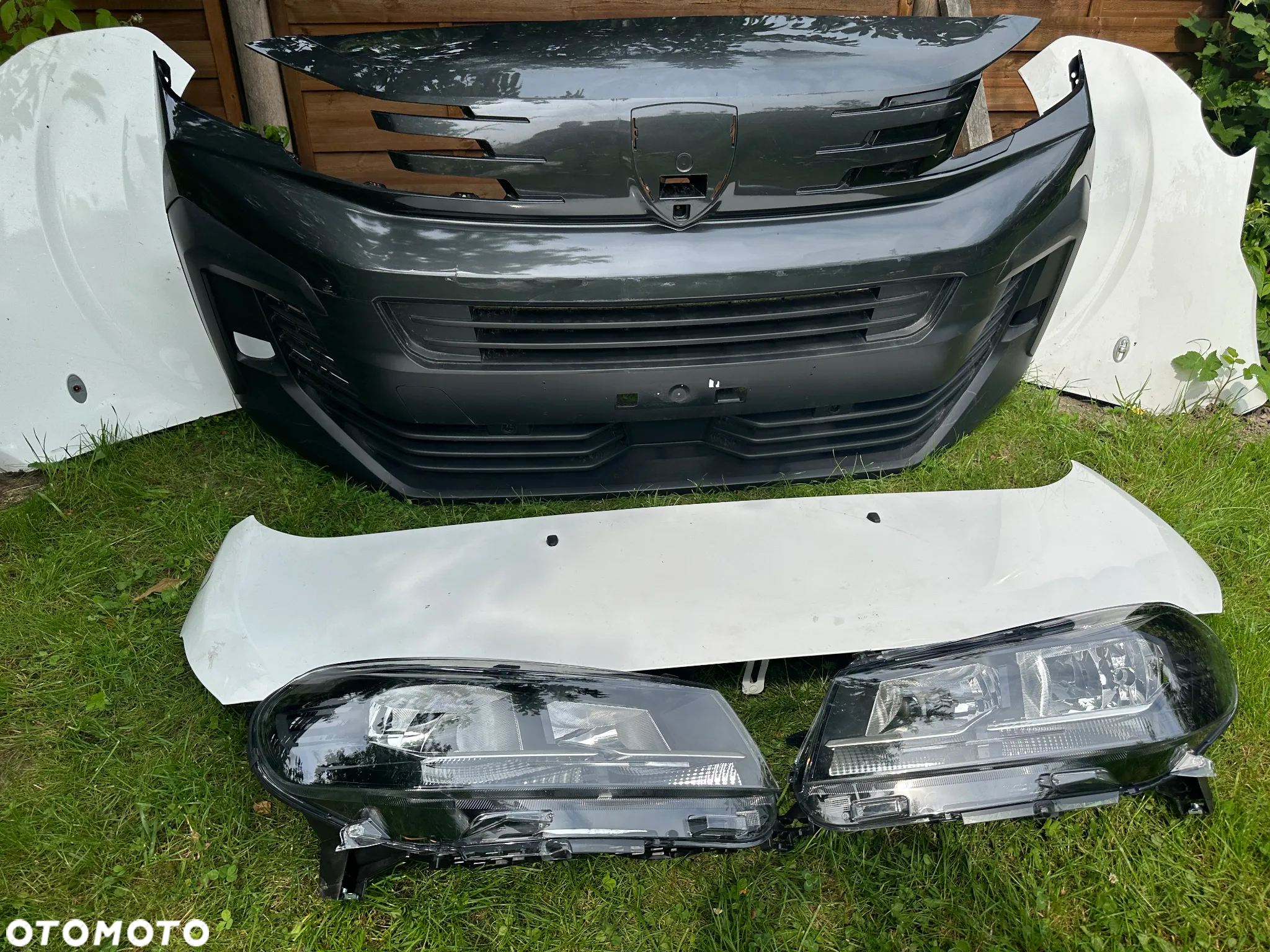 zderzak Maska LAMPY Przod PEUGEOT EXPERT JUMPY III TOYOTA PROACE II LIFT 2024r prawa lewa OE EU blotniki - 3