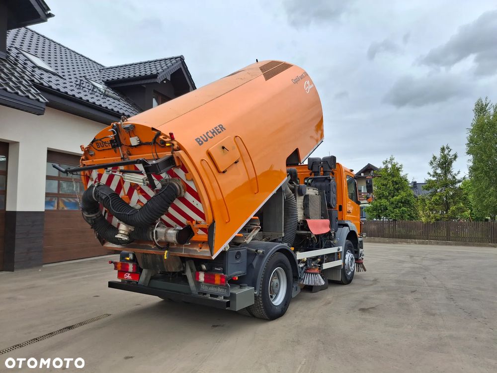Mercedes-Benz Axor 1823 Zamiatarka Bucher Optifant 70 Szczotki Lewa Prawa Strona 2 Silniki Rura Do Liści Odchwaszczarka - 13